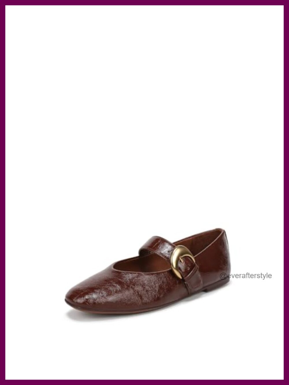 Circus NY by Sam Edelman Women's Bella Ballet Flats Round Toe Buckle